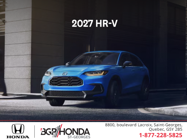 Get the 2027 Honda HR-V!