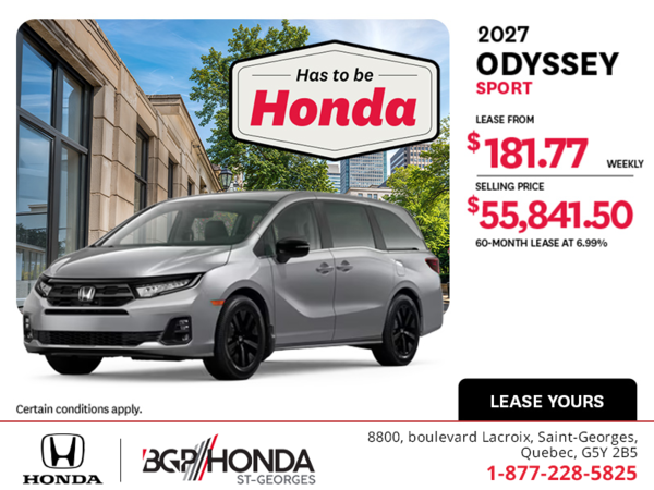 2027 Honda Odyssey