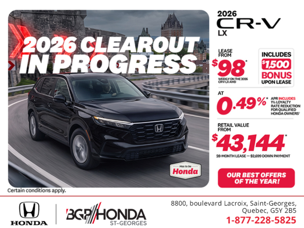 Get the 2026 Honda CR-V!