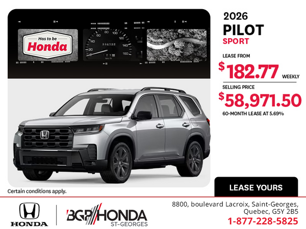 2026 Honda Pilot