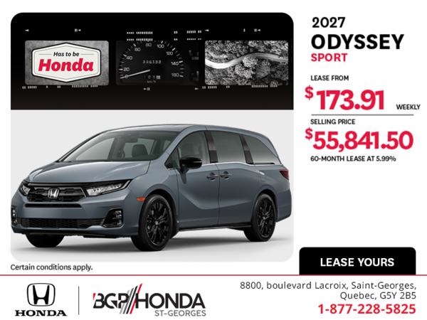 2027 Honda Odyssey