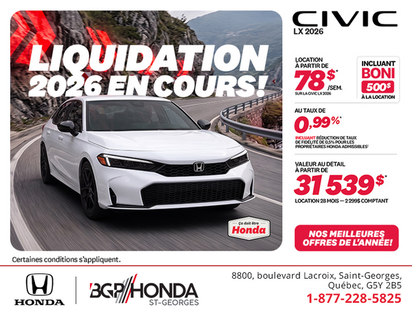 Honda Civic Sedan 2026