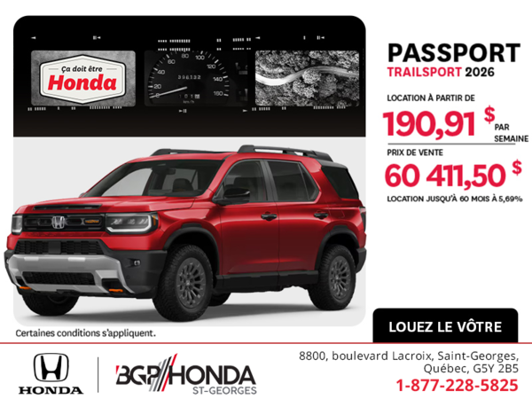 Honda Passport 2026