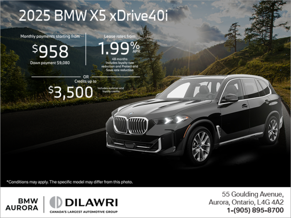 Get the 2025 BMW X5