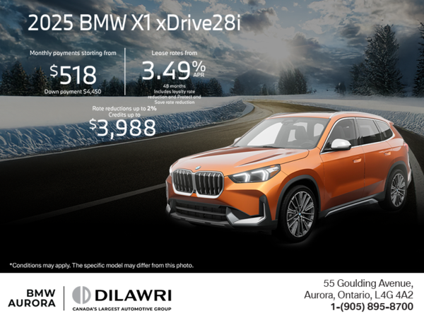 Get the 2025 BMW X1