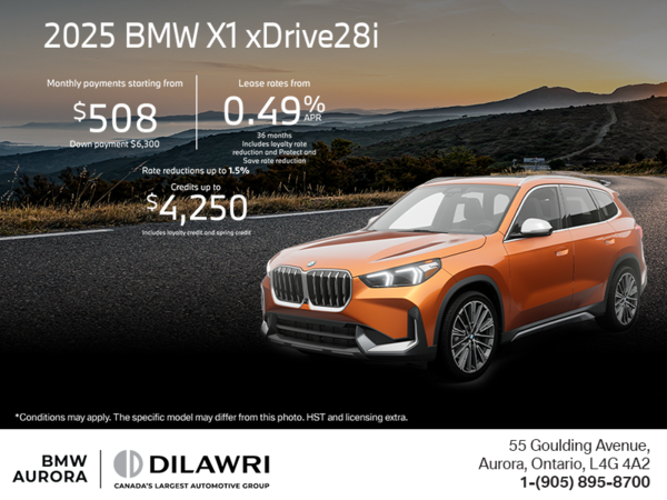 Get the 2025 BMW X1
