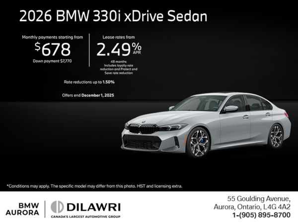 Get the 2026 BMW 3 Series Sedan