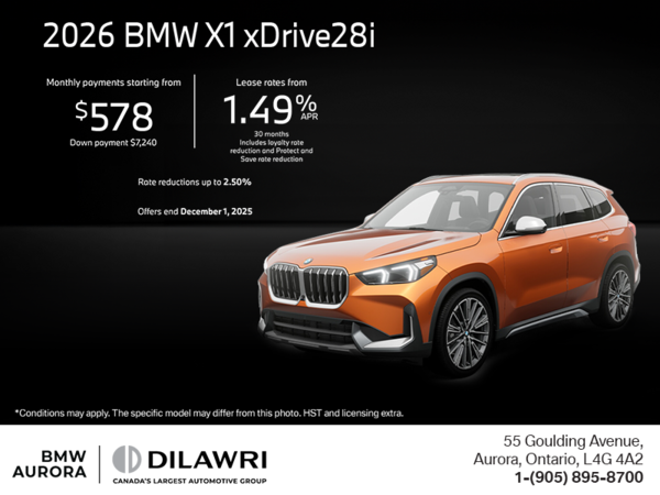 Get the 2026 BMW X1