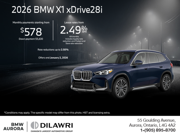Get the 2026 BMW X1