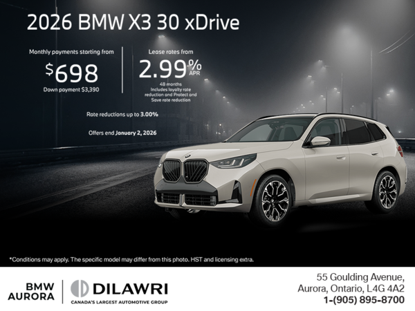 Get the 2026 BMW X3