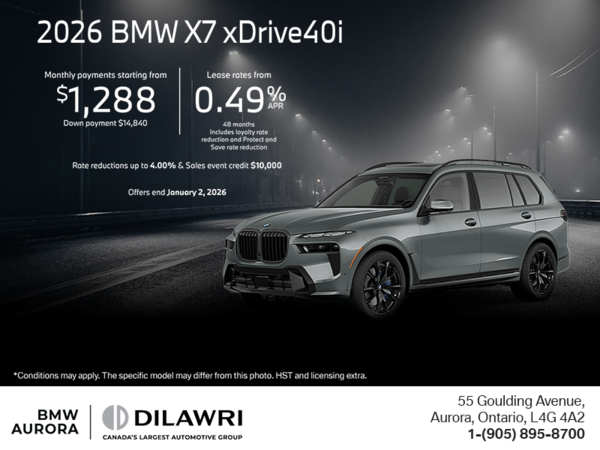 Get the 2026 BMW X7