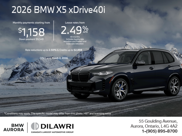 Get the 2026 BMW X5