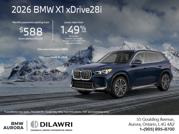 Get the 2026 BMW X1