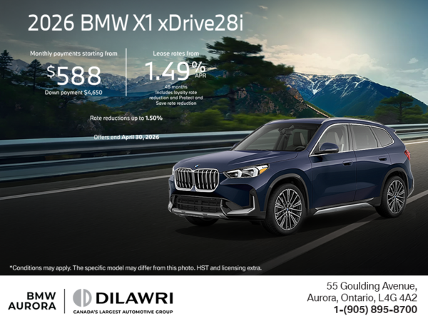 Get the 2026 BMW X1
