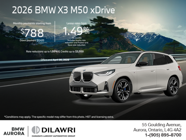 Get the 2026 BMW X3