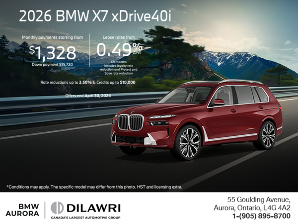 Get the 2026 BMW X7
