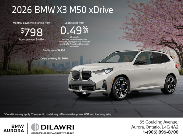 Get the 2026 BMW X3