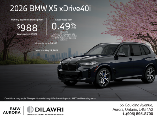 Get the 2026 BMW X5