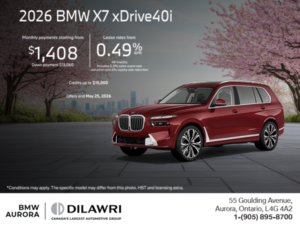 Get the 2026 BMW X7