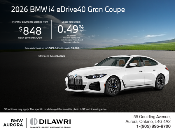 Get the 2026 BMW i4 Gran Coupe