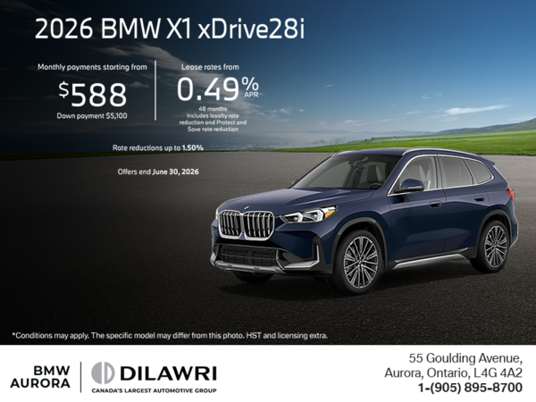 Get the 2026 BMW X1