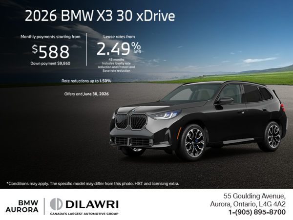 Get the 2026 BMW X3