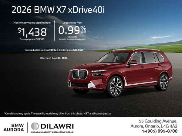 Get the 2026 BMW X7