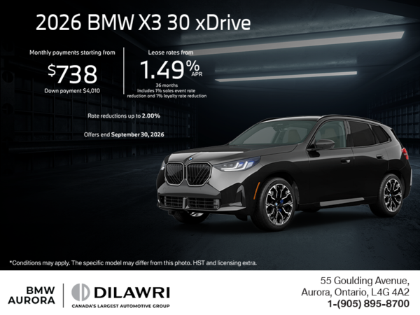 2026 BMW X3