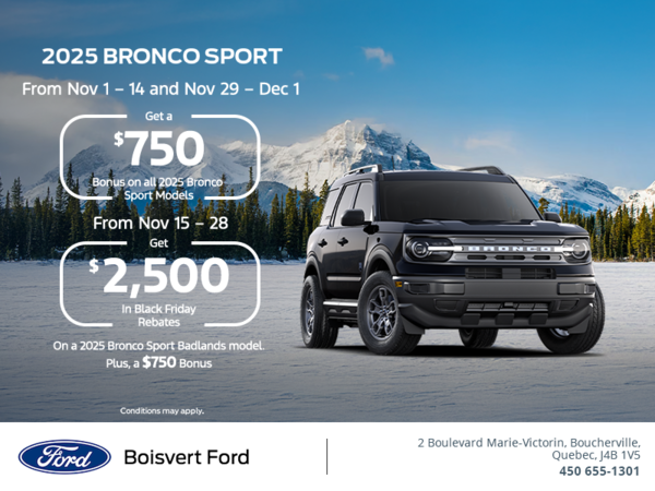 2025 Ford Bronco Sport