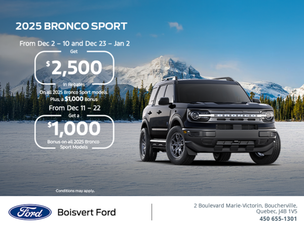 2025 Ford Bronco Sport