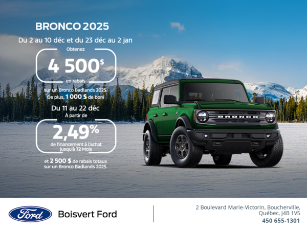 Ford Bronco 2025
