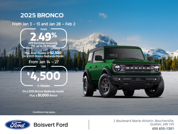 2025 Ford Bronco