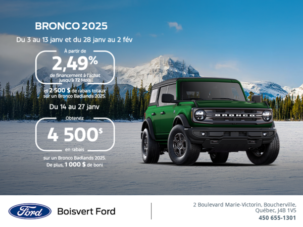 Ford Bronco 2025