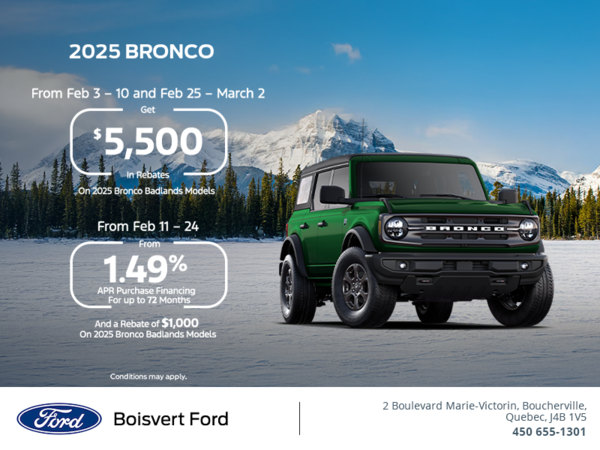 2025 Ford Bronco