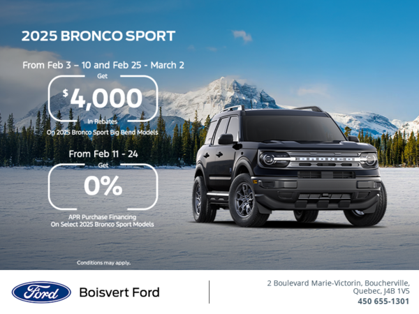 2025 Ford Bronco Sport