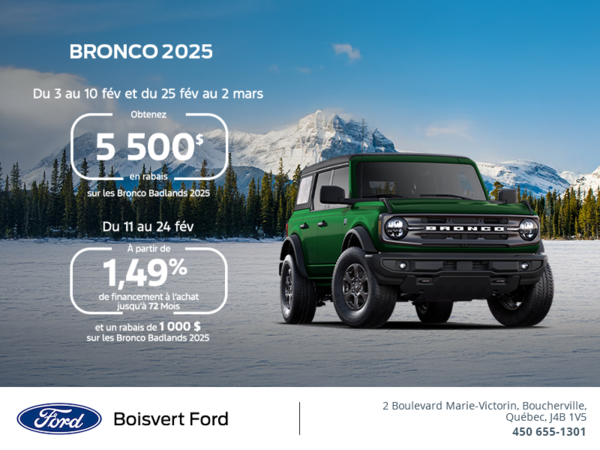 Ford Bronco 2025