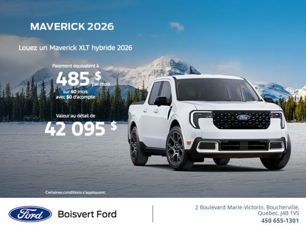 Ford Maverick Hybride 2026