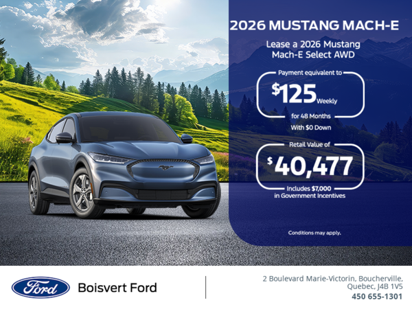 2026 Ford Mustang Mach-E