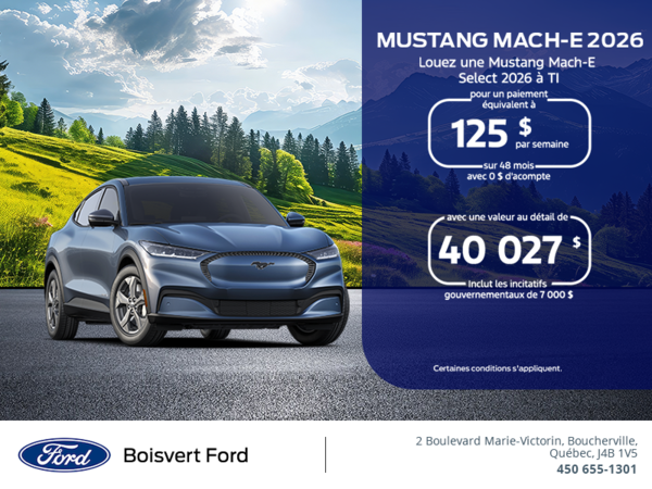 Ford Mustang Mach-E 2026