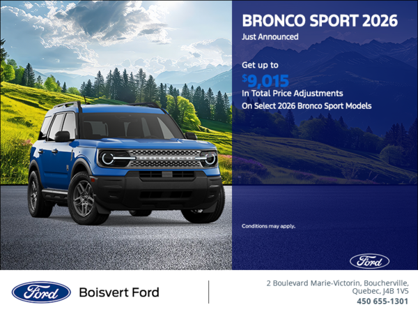 2026 Ford Bronco Sport