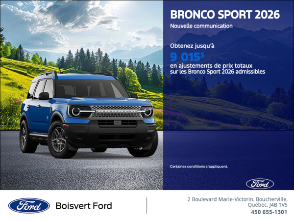 Ford Bronco Sport  2026