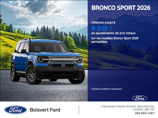 Ford Bronco Sport  2026