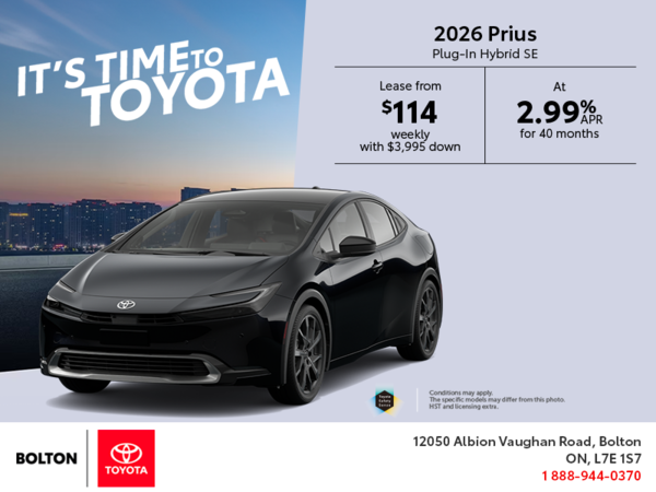 2026 Toyota Prius Plug-In Hybrid