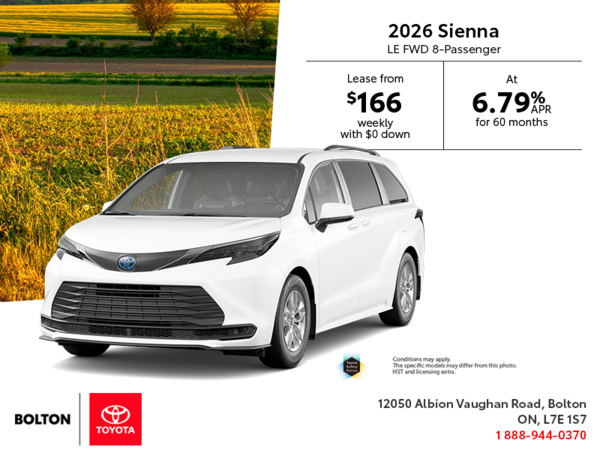 2025 Toyota Sienna Hybrid LE FWD 8-Passenger