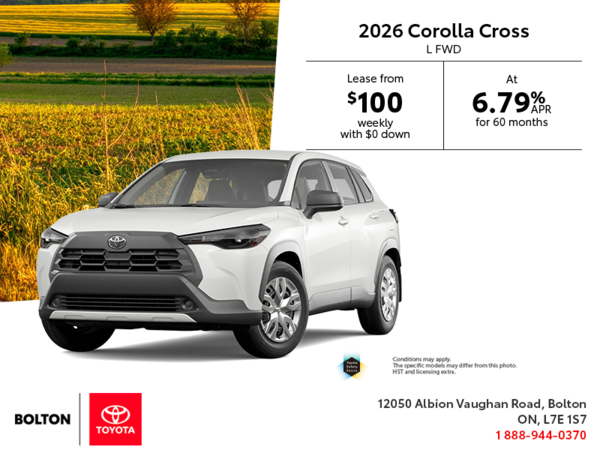 2026 Corolla Cross L FWD