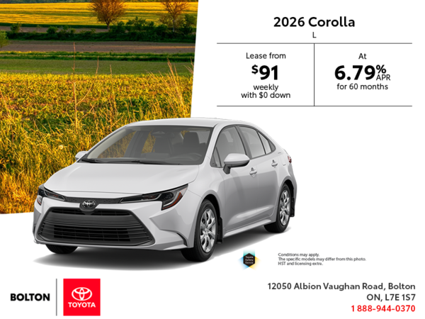 2026 Toyota Corolla L