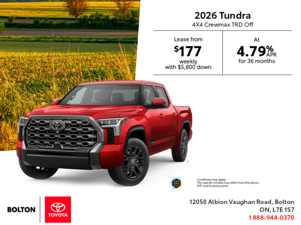 2026 Toyota Tundra 4x4 Crewmax TRD Off Road