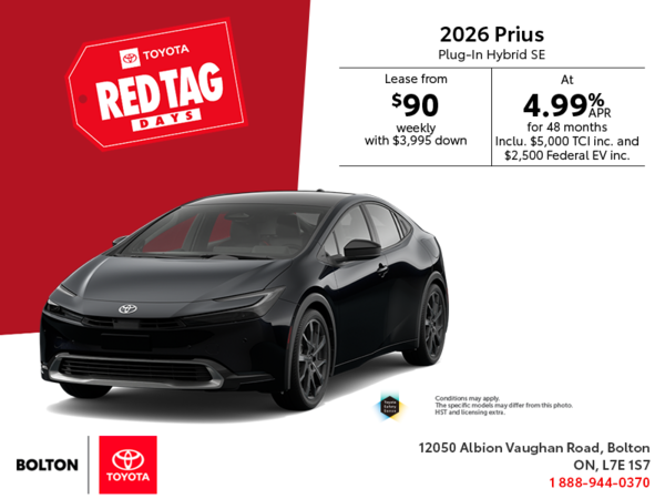 2026 Toyota Prius Plug-in Hybrid SE