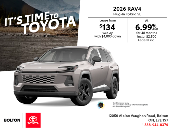 2026 Toyota RAV4 Plug-In Hybrid