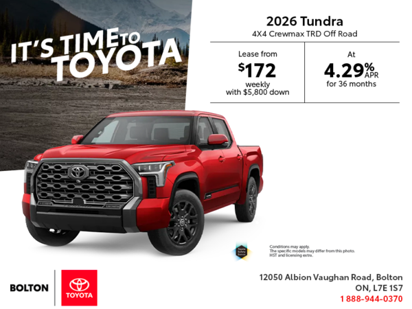 2026 Toyota Tundra